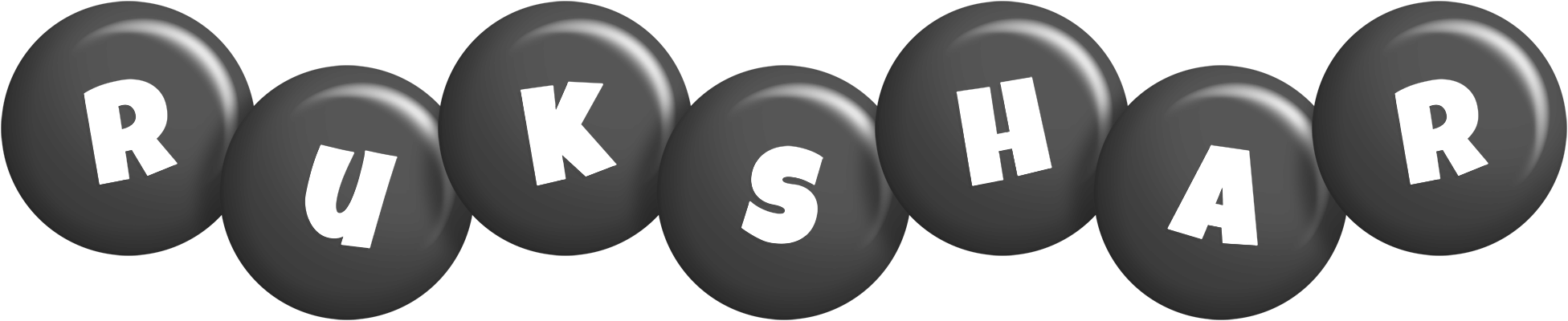Rukshar candy-black logo