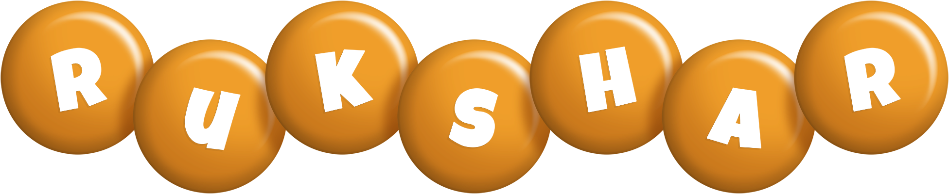Rukshar candy-orange logo