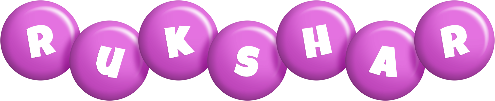 Rukshar candy-purple logo