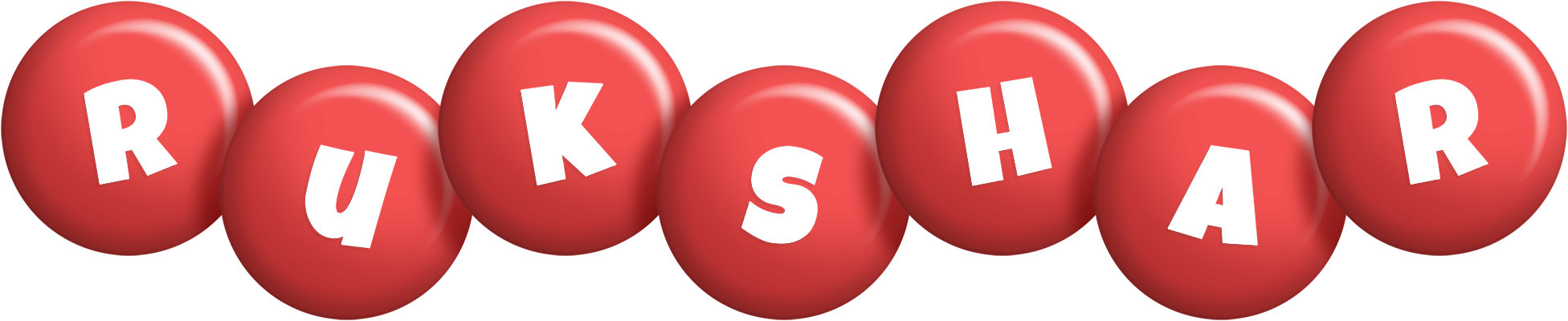 Rukshar candy-red logo