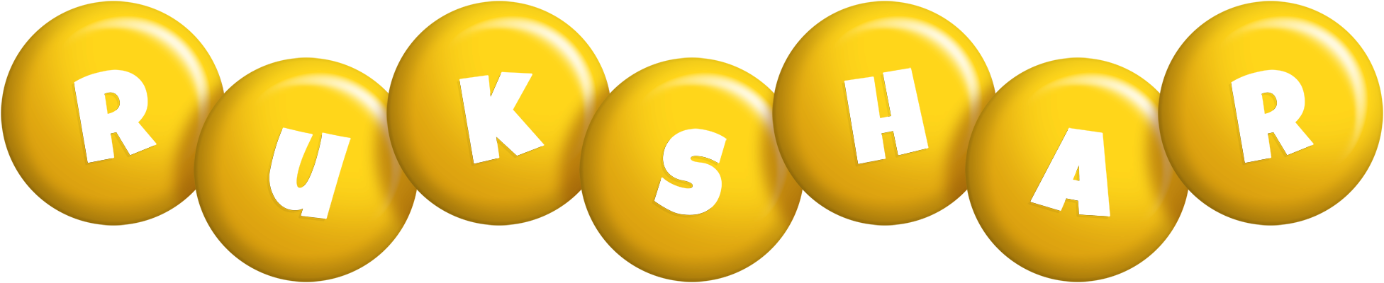 Rukshar candy-yellow logo