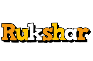 Rukshar cartoon logo