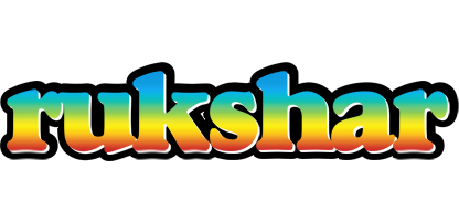 Rukshar color logo