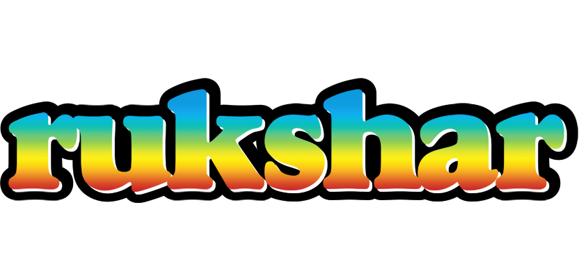 Rukshar color logo