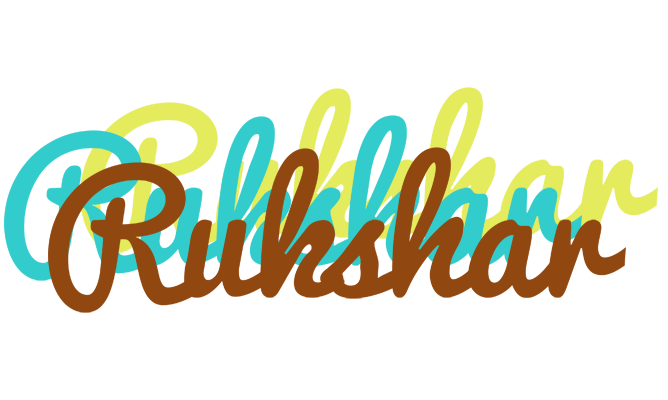 Rukshar cupcake logo