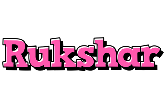 Rukshar girlish logo