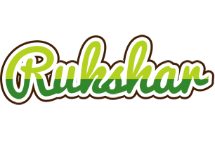 Rukshar golfing logo