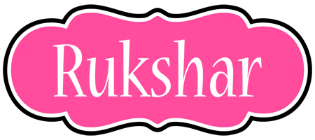 Rukshar invitation logo