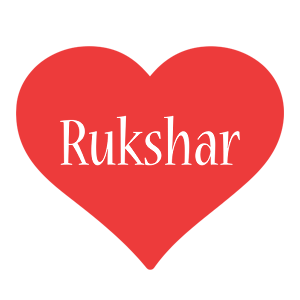 Rukshar love logo