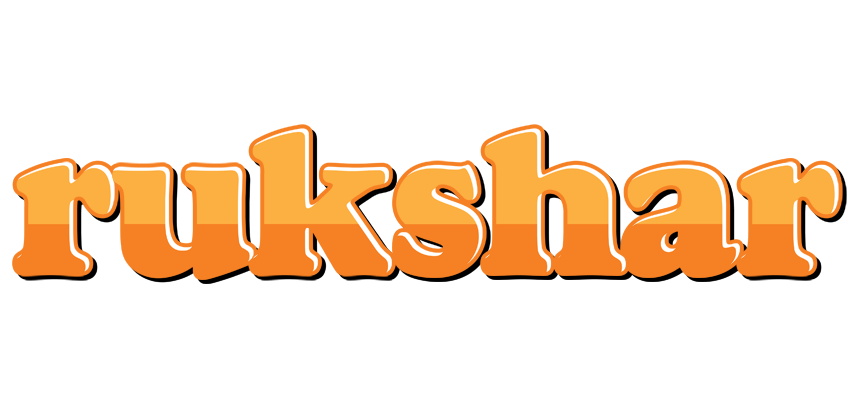Rukshar orange logo