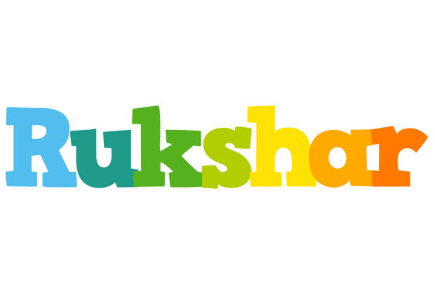 Rukshar rainbows logo