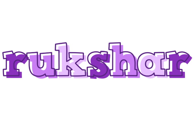Rukshar sensual logo