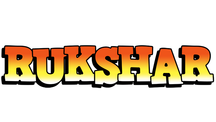 Rukshar sunset logo