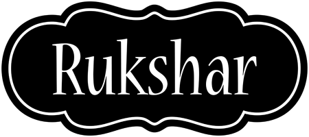 Rukshar welcome logo