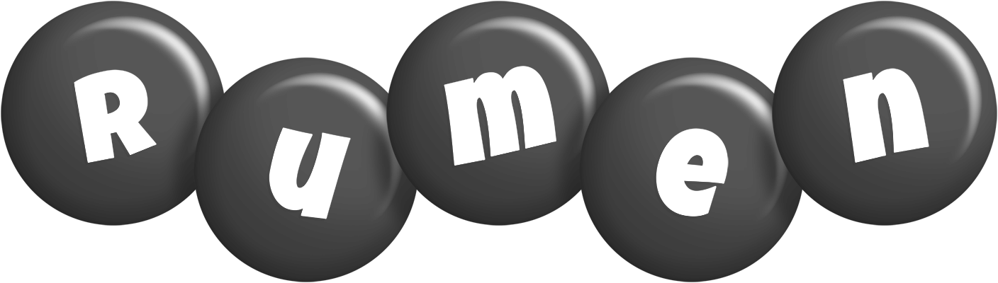Rumen candy-black logo