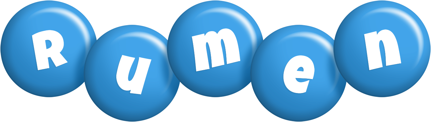 Rumen candy-blue logo