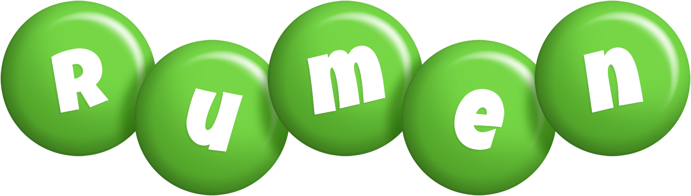 Rumen candy-green logo