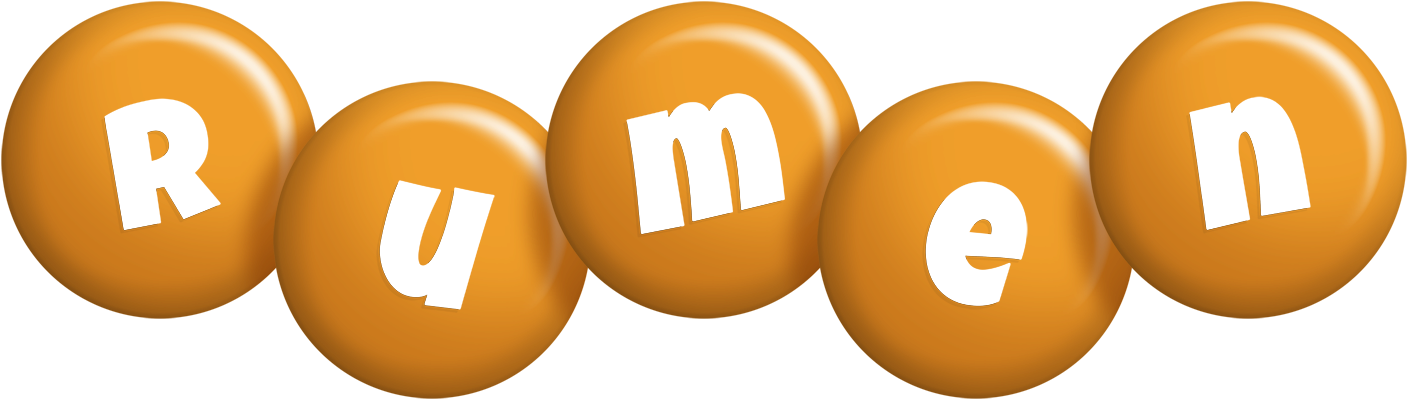 Rumen candy-orange logo