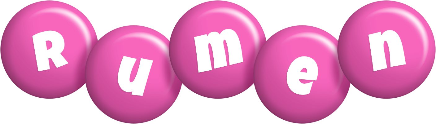Rumen candy-pink logo
