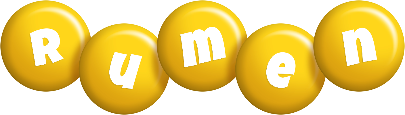 Rumen candy-yellow logo