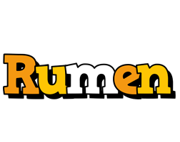 Rumen cartoon logo