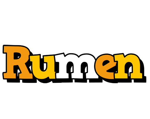 Rumen cartoon logo