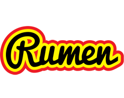 Rumen flaming logo