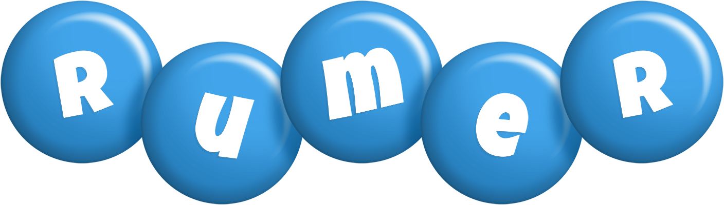 Rumer candy-blue logo