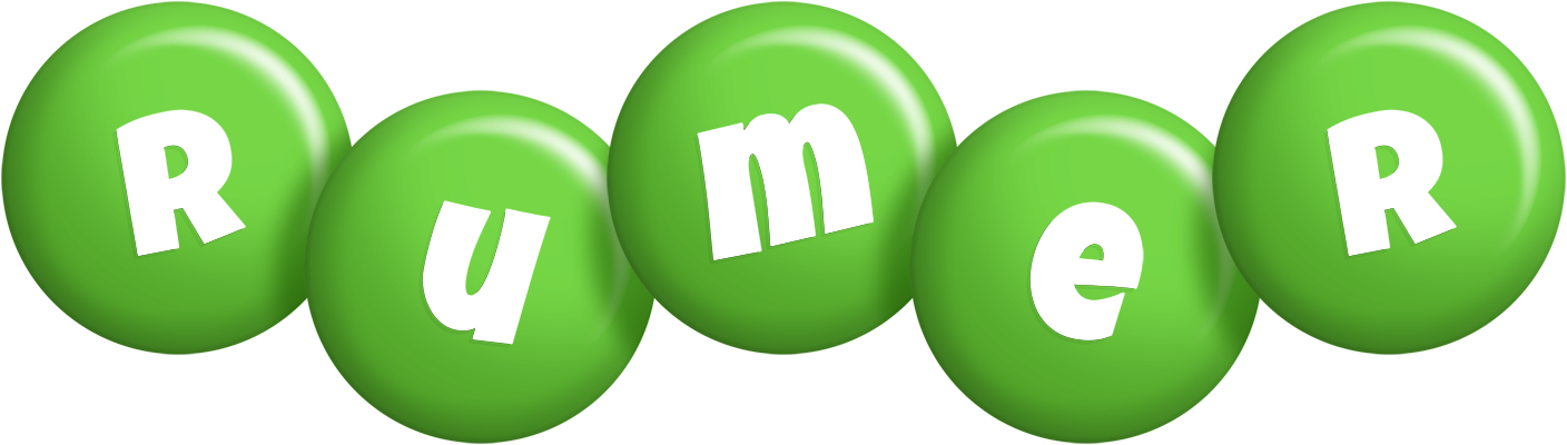Rumer candy-green logo