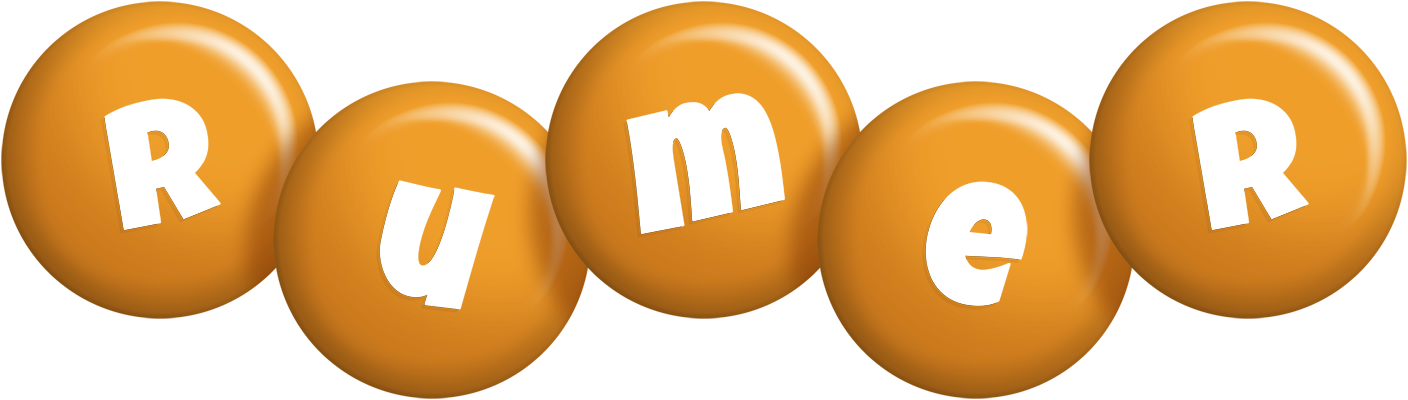 Rumer candy-orange logo