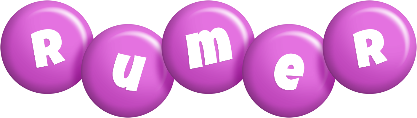 Rumer candy-purple logo