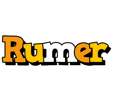 Rumer cartoon logo