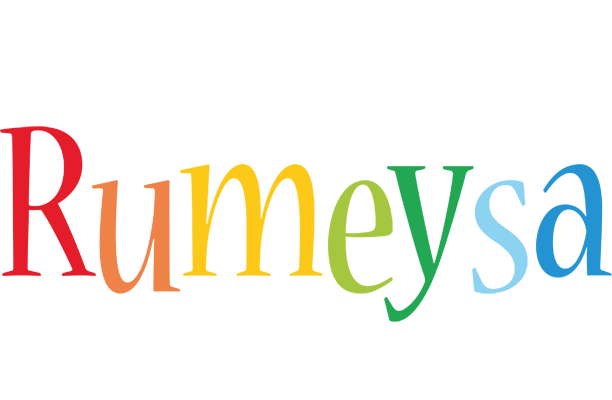 Rumeysa birthday logo