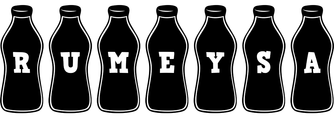 Rumeysa bottle logo