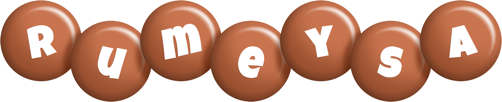 Rumeysa candy-brown logo