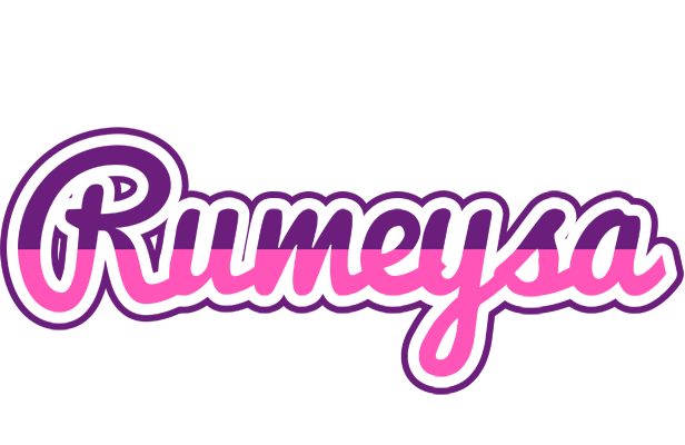 Rumeysa cheerful logo