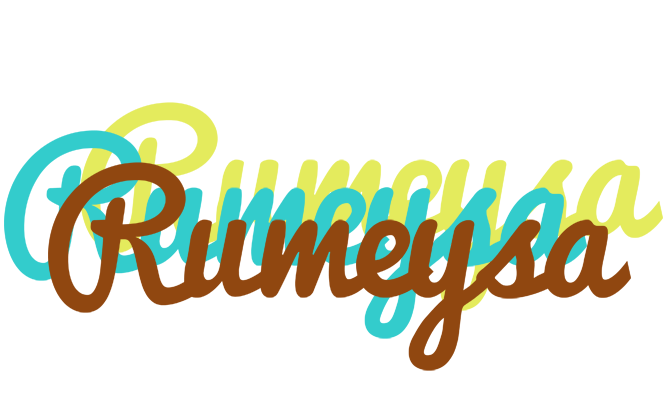 Rumeysa cupcake logo