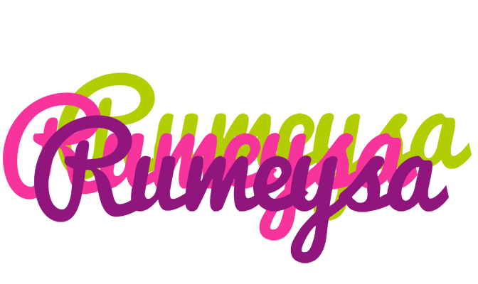 Rumeysa flowers logo