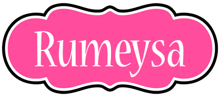 Rumeysa invitation logo