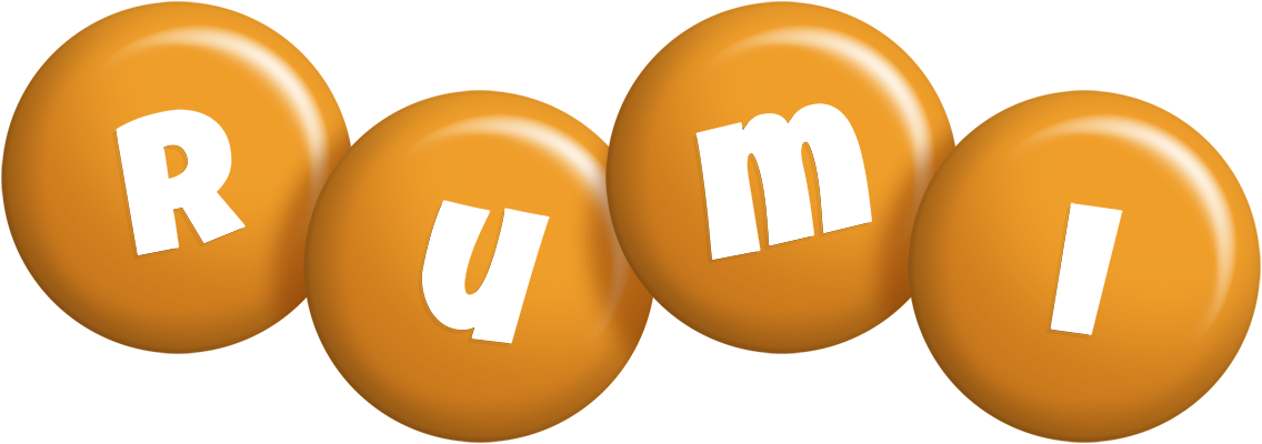 Rumi candy-orange logo