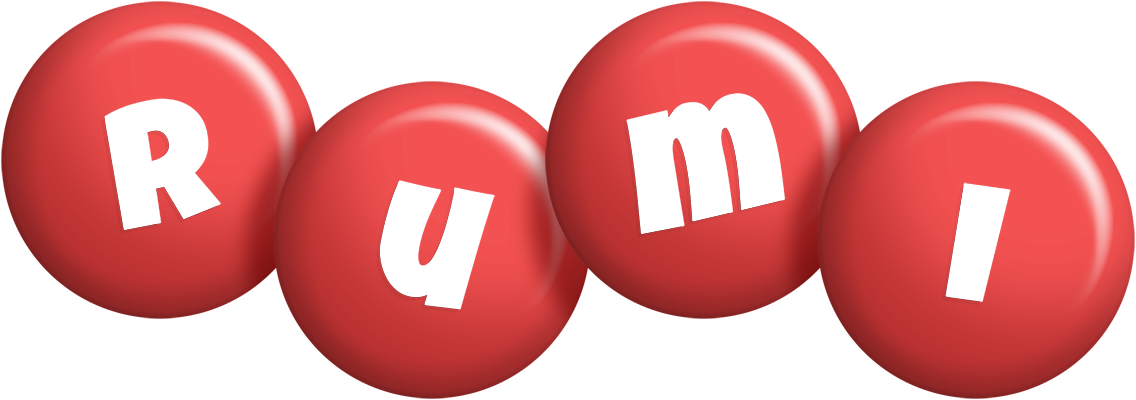 Rumi candy-red logo