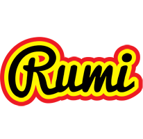 Rumi flaming logo