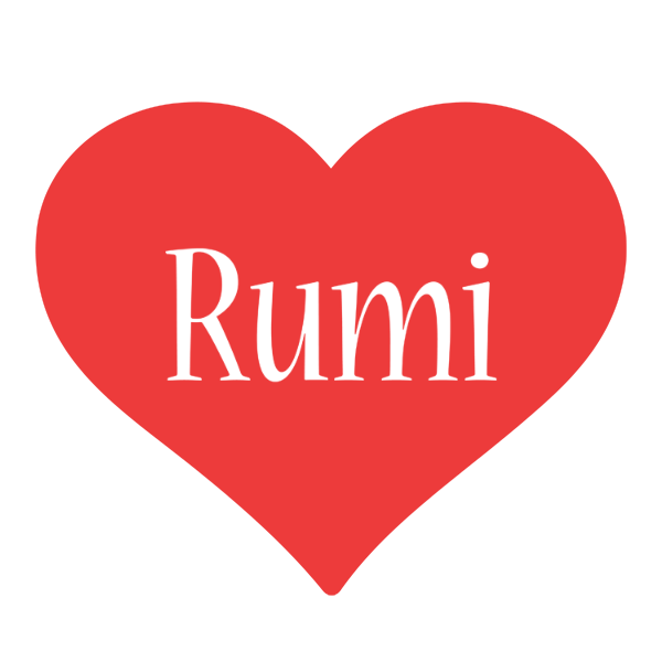 Rumi love logo