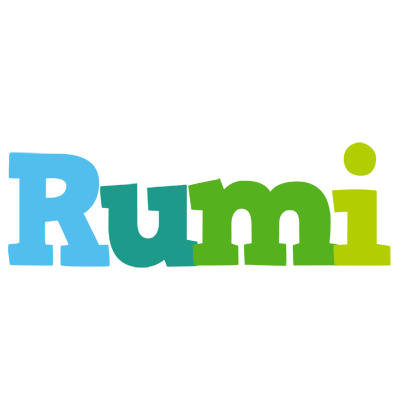 Rumi rainbows logo