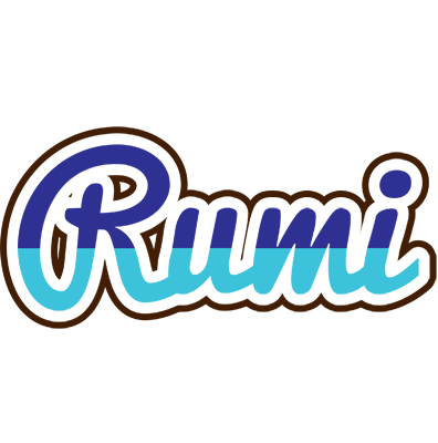 Rumi raining logo