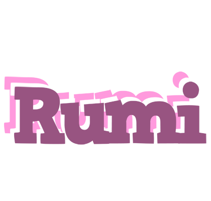 Rumi relaxing logo