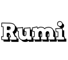 Rumi snowing logo