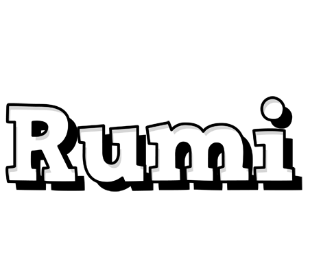 Rumi snowing logo