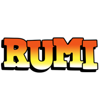 Rumi sunset logo