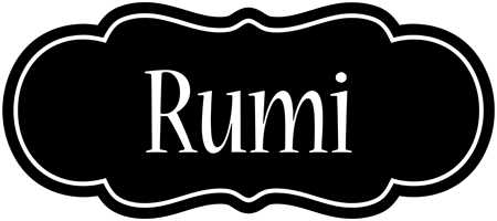 Rumi welcome logo